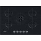 WHIRLPOOL Encimera a gas  GOWL 728/NB, 5 zonas, Negro, Nueva clase D